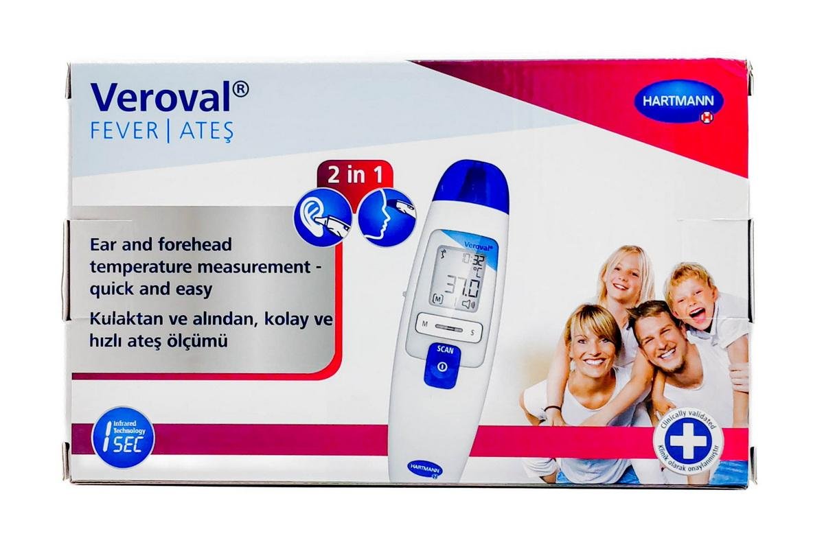 Hartmann Veroval Fairfall 2in1 Infrared Thermometer For Hearing And Ears