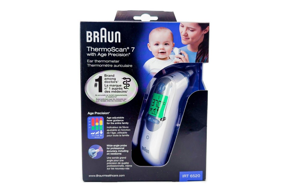Braun ThermoScan 7, Ear Thermometer IRT 6520 - White