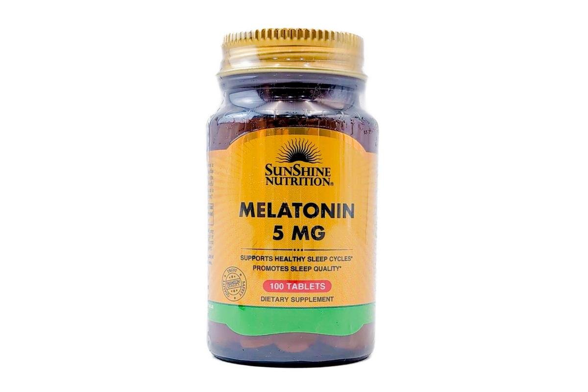 Sunshine Nutrition Melatonin 5mg Tablets, 100 Pieces