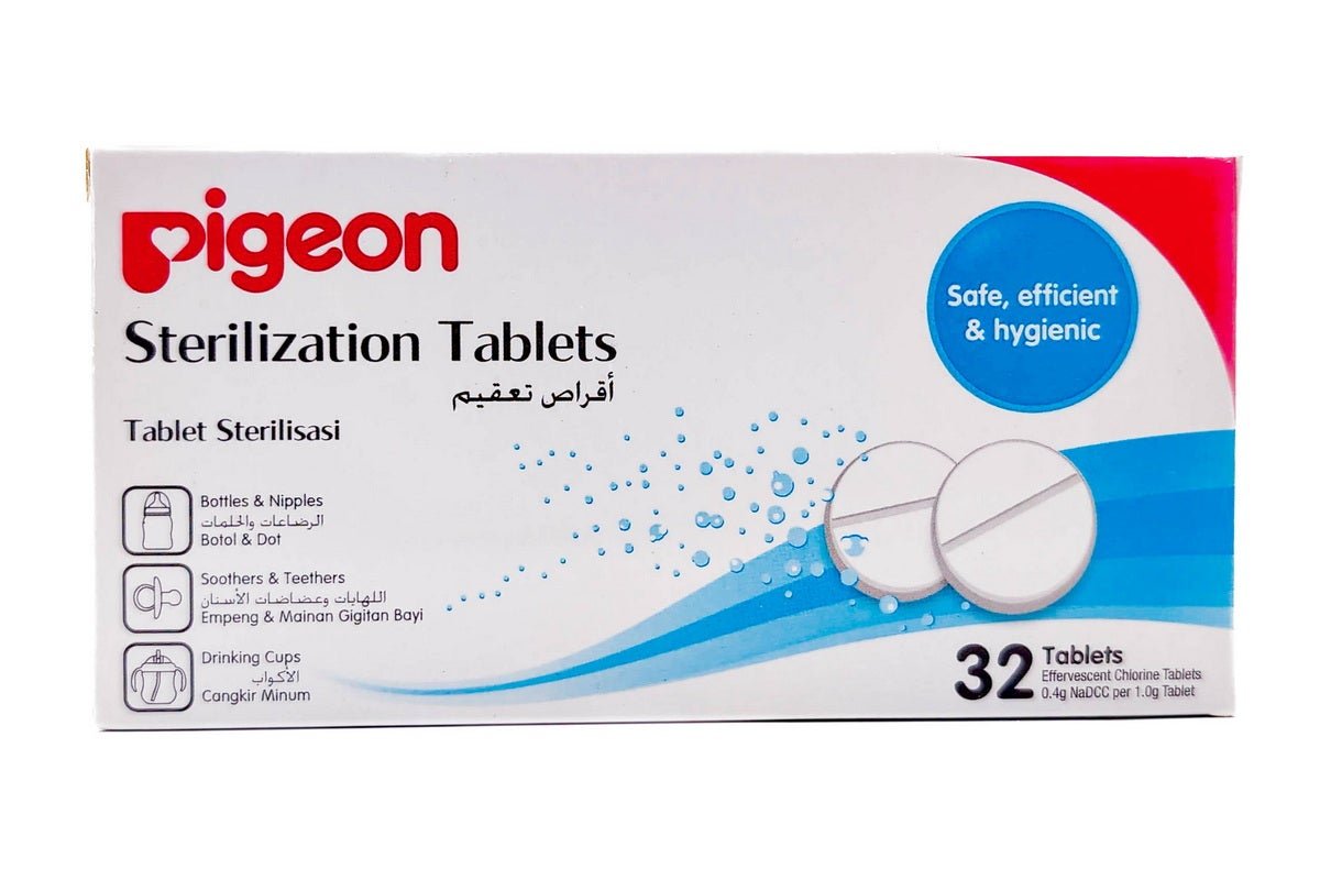 Pigeon Baby Bottle Sterilizing Tablets 32 pcs