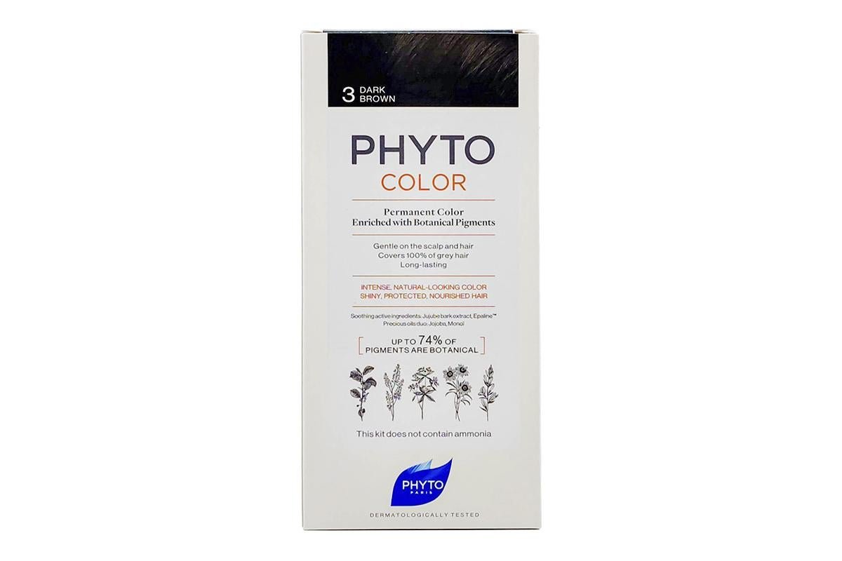 Phyto Permanent Hair Dye Dark Brown 3