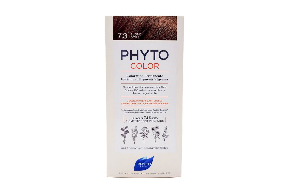 Phyto Permanent Hair Dye - Golden Blonde 7.3