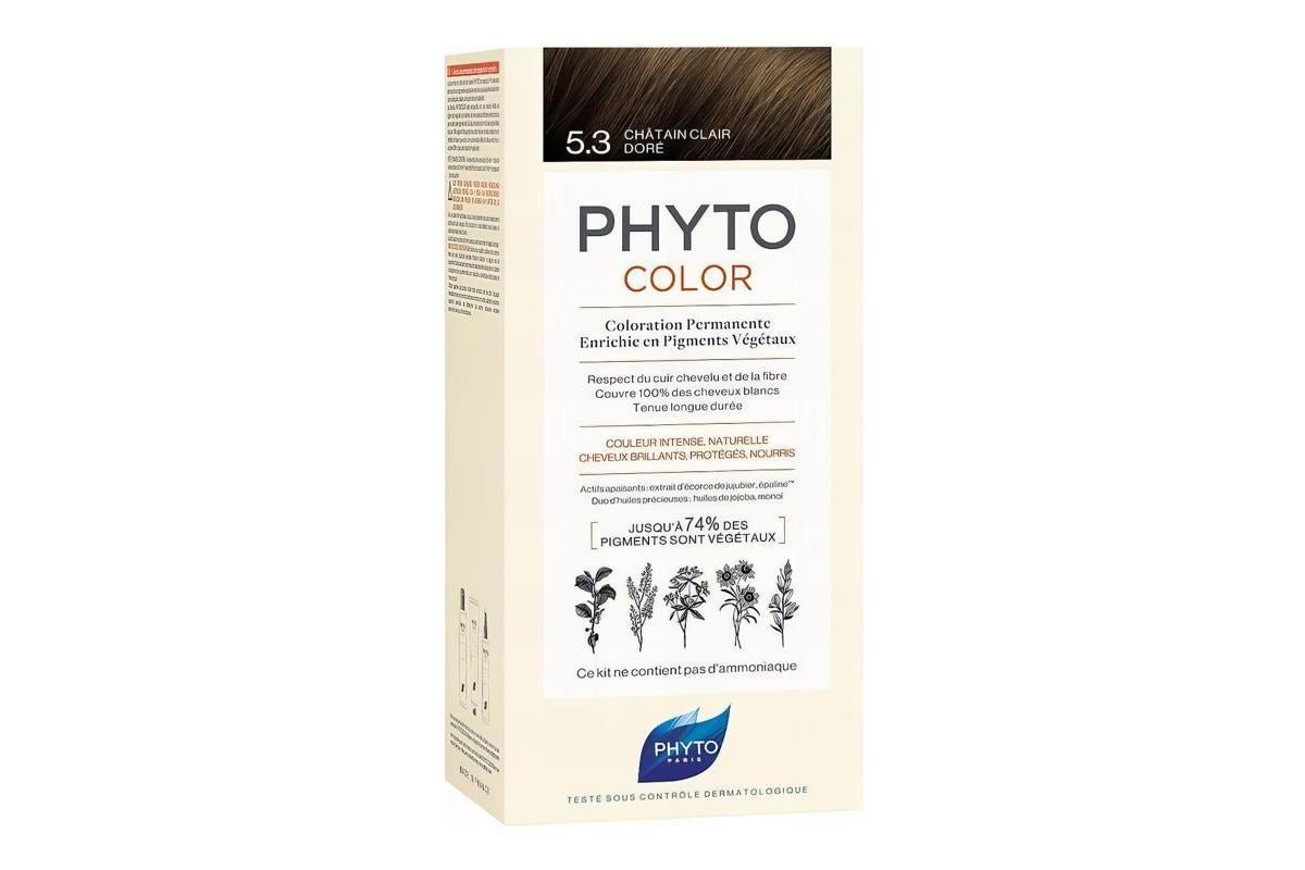 Phyto Permanent Hair Dye Light Golden Brown 5.3