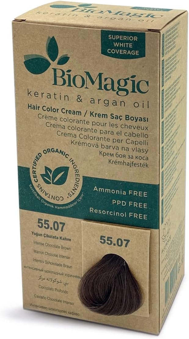 Biomagic Hair Color 55/07 Intense Chocolate Brown