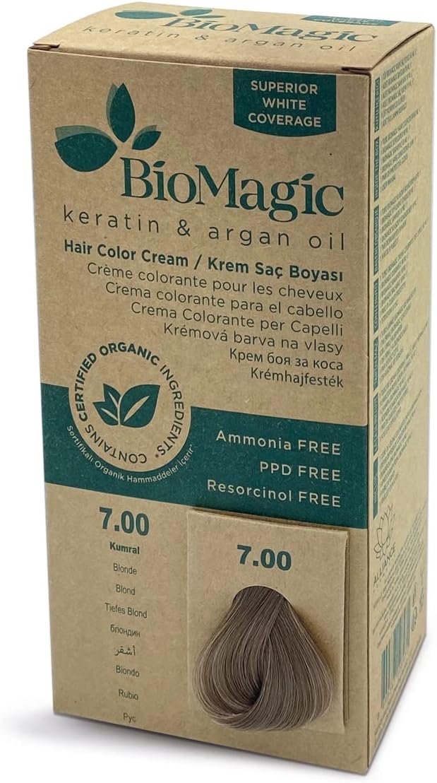 Biomagic Hair Color Cream Kit Color: 7/00 Blonde