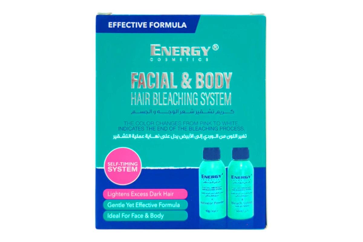 Energy Cosmetics Facial and Body Hair Bleaching System