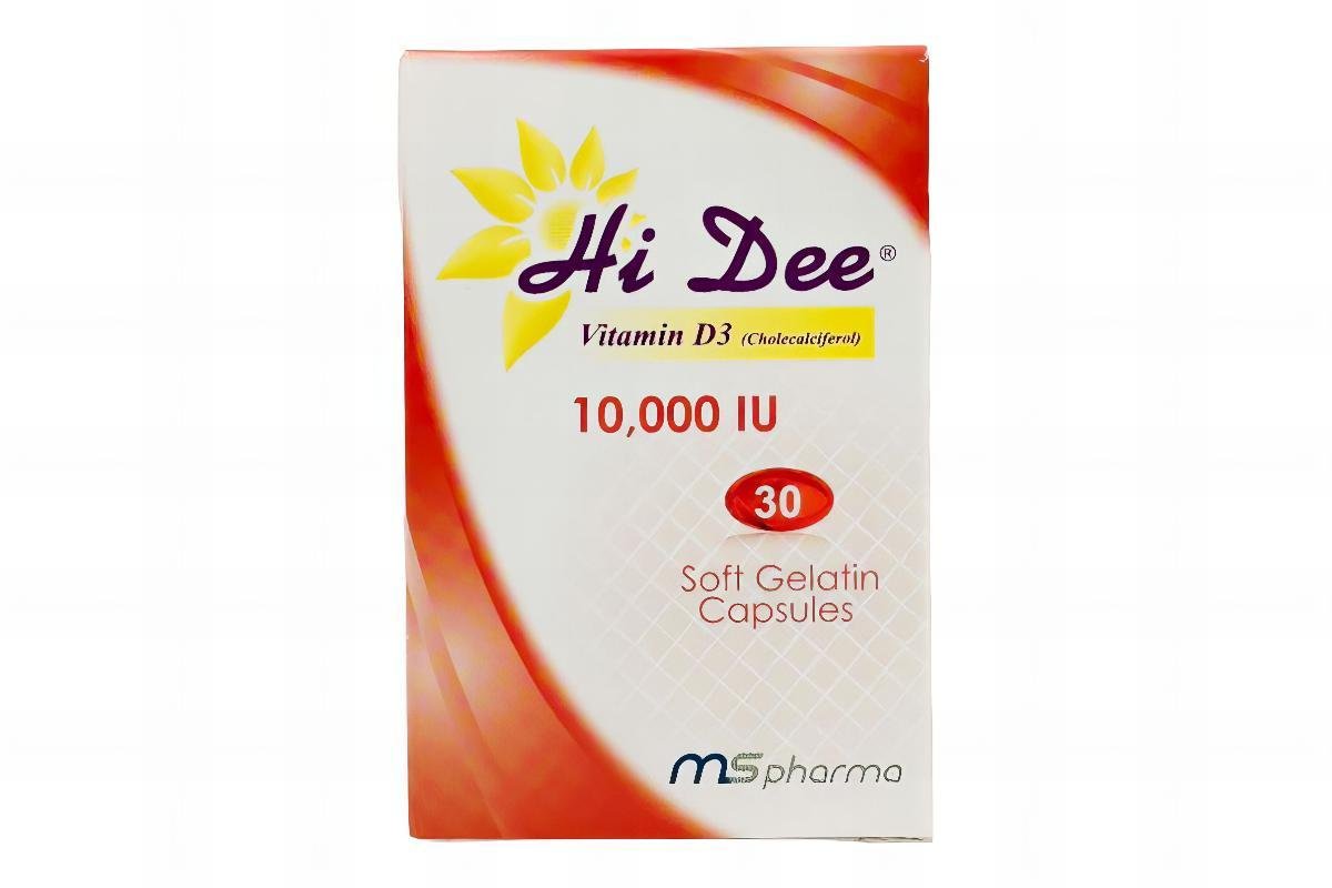 Hi Dee Vit 10,000Iu Softgel D3, 30 Pieces