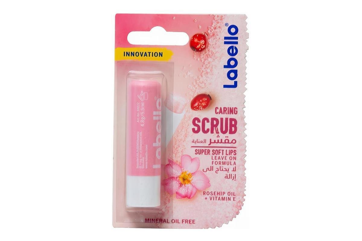 Labello Roseship Oil Lip Caring Scrub 5.5 g