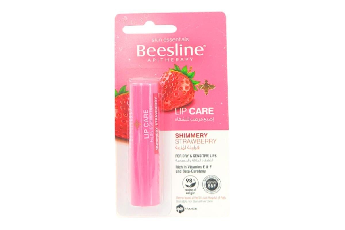 Beesline Lip Care Shimmery Strawberry 4 Gm