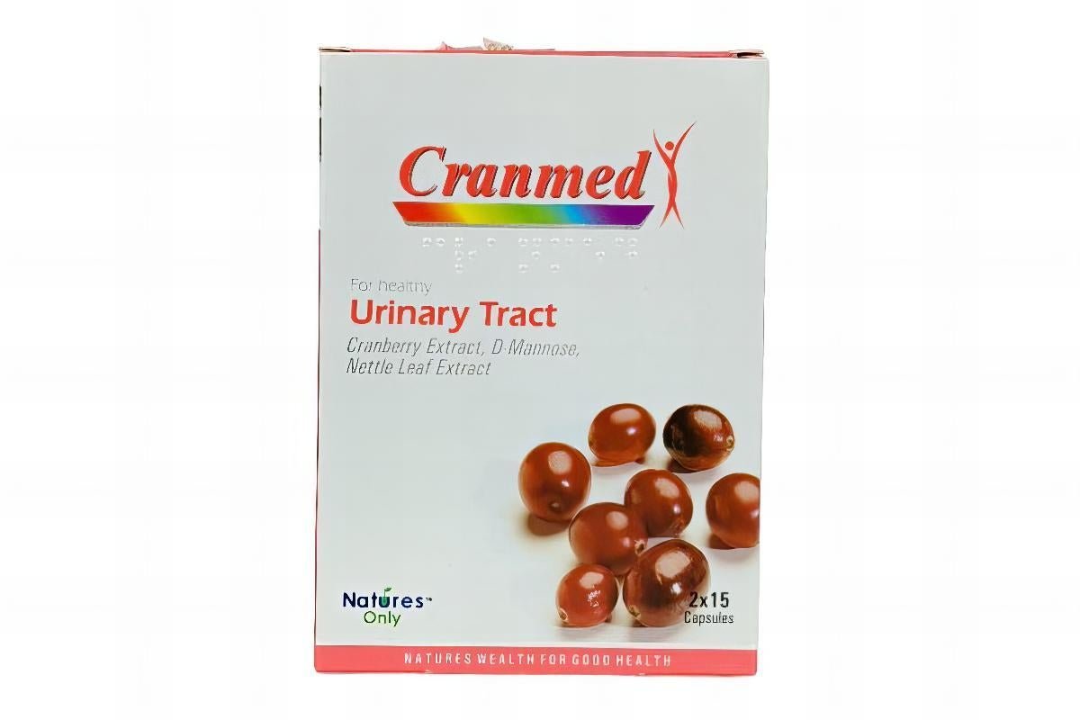 Natures Only Cranmed Urinary Tract Support Supplement 30 capsules