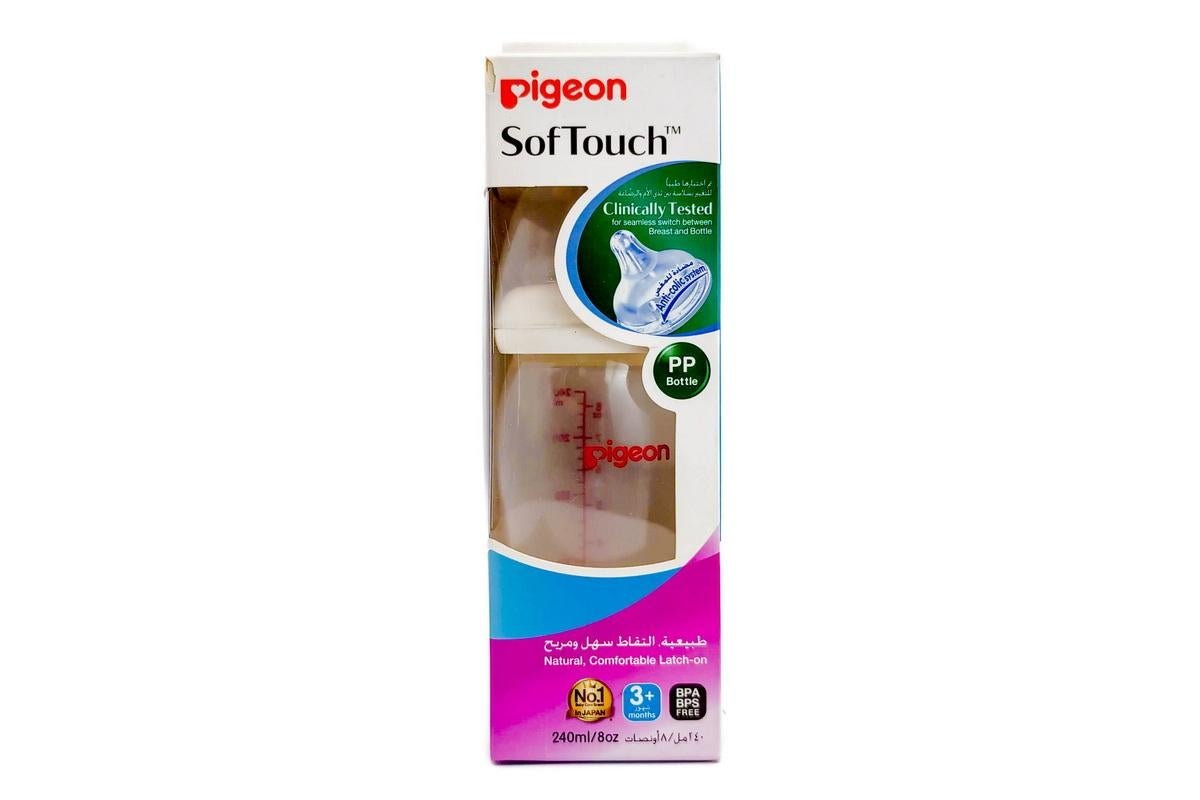 Pigeon Peristaltic Plus 240ml Nursing Bottle (3+ Months) - BPA free