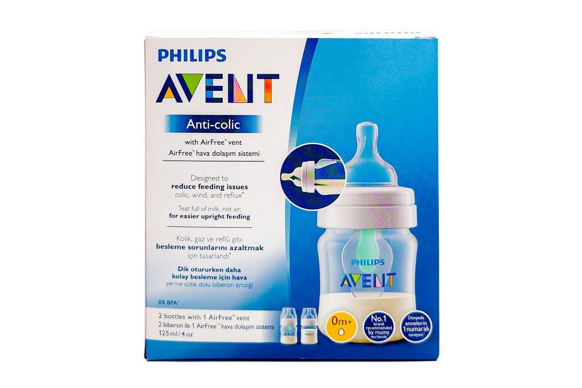 Philips Avent Anti-Colic Bottle, 125ml 2pcs