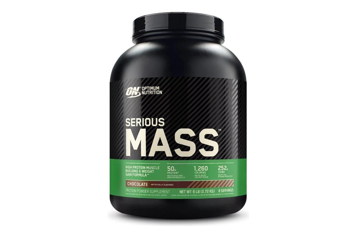 Optimum Nutrition Serious High Protein Mass Gainer Powder Chocolate Flavor 2.72 kg