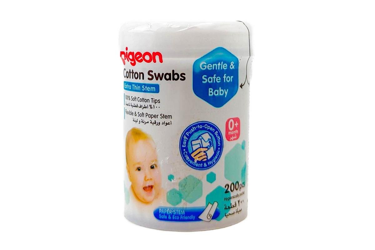 Pigeon Cotton Swabs Thin Stem 200 pcs