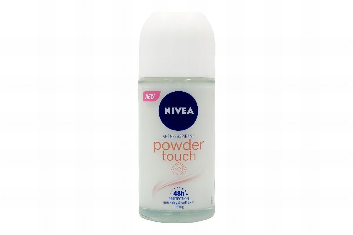 Nivea Powder Touch Antiperspirant Roll-On for Women, 50ml