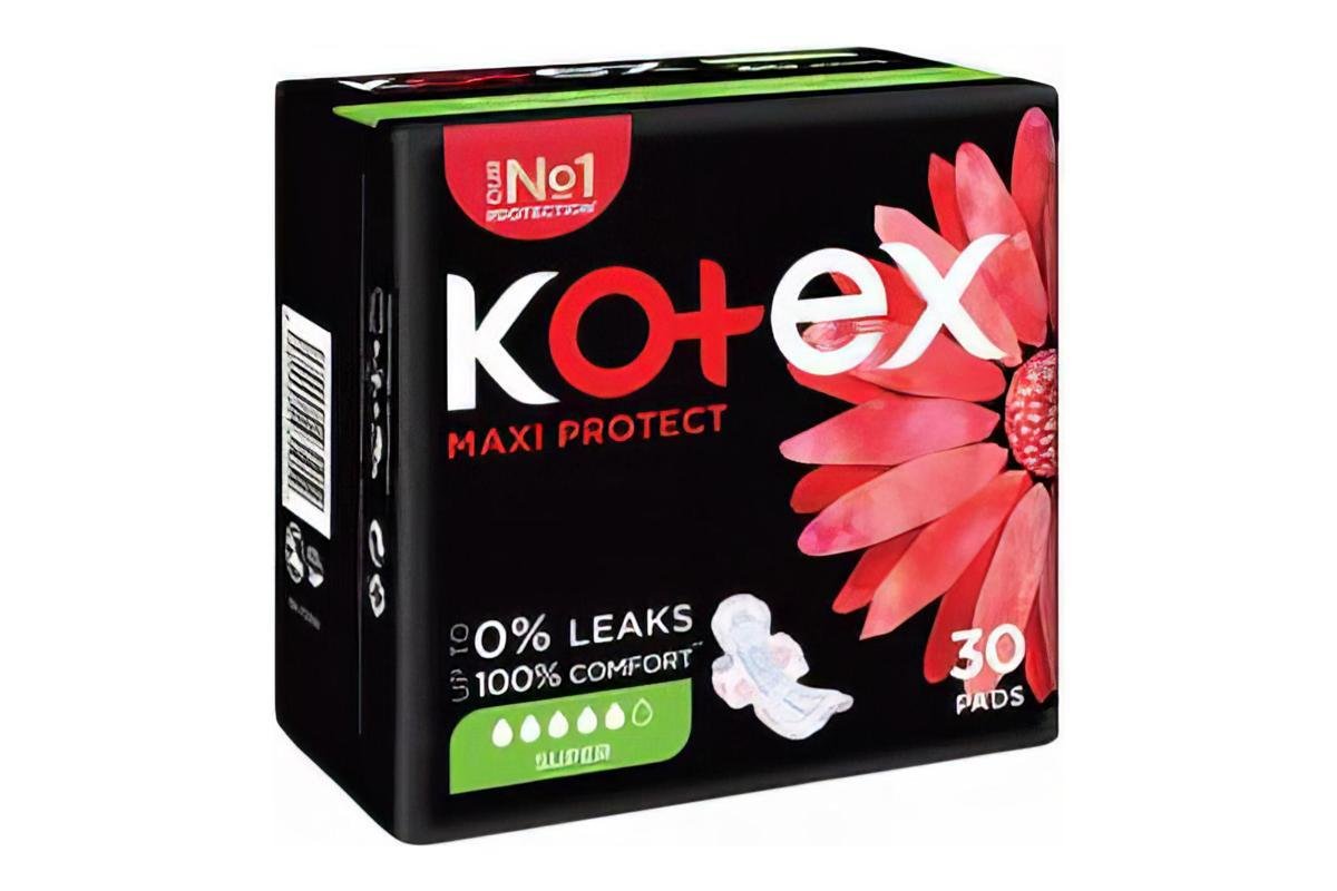 Kotex Feminine Pads Maxi Super 30 Pc