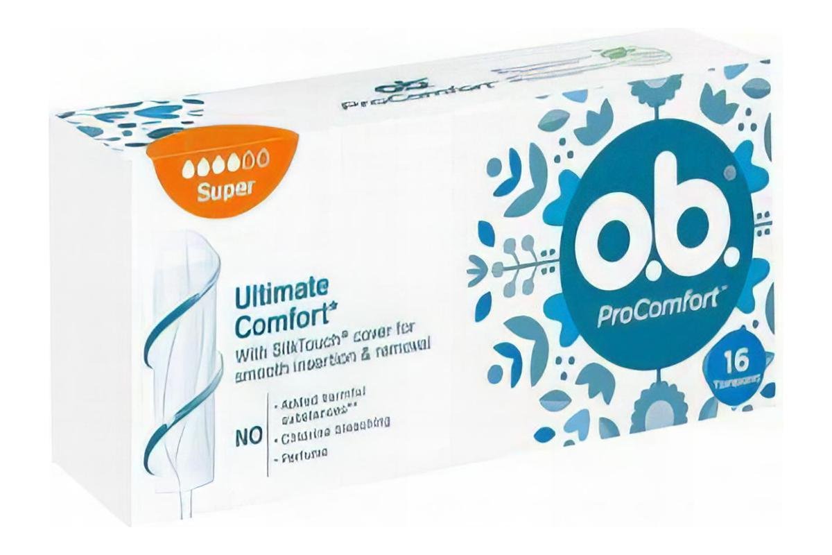 O.B. Tampons Super 16's