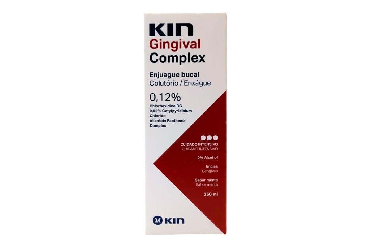 kin gingival mouth wash complex 0.12% 250ml