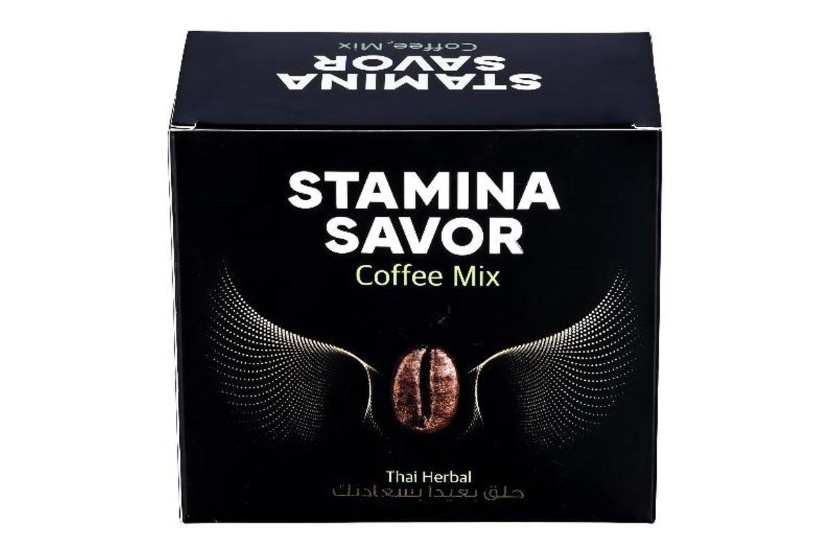 Stamina Savor Thai Herbal Instant Coffee Sachets, 10x15g