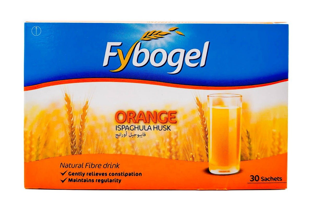 Fybogel Ispaghula Husk Fiber Drink Orange Flavor, 30 Sachets