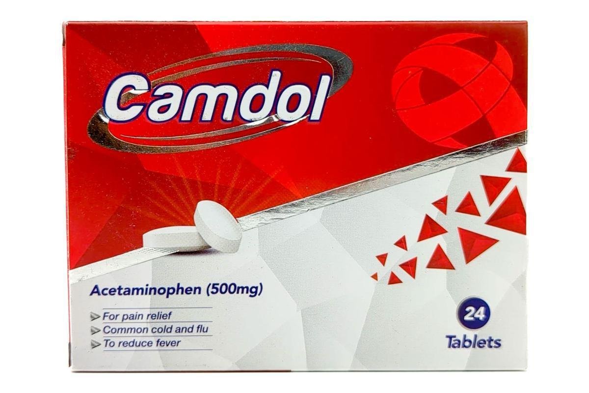 Camdol 500mg Acetaminophen Pain Relief Medication, 24 Tablets