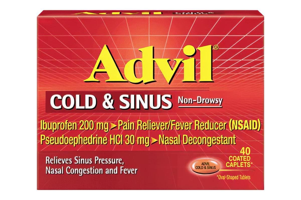 Advil Cold And Sinus 20 Caplets