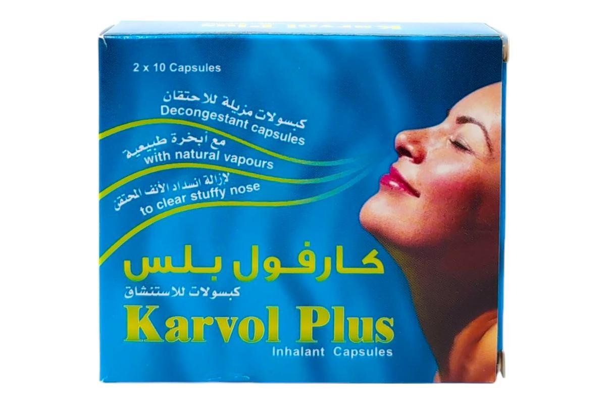 Karvol Plus Decongestant Inhalant Capsules (20 Capsules)