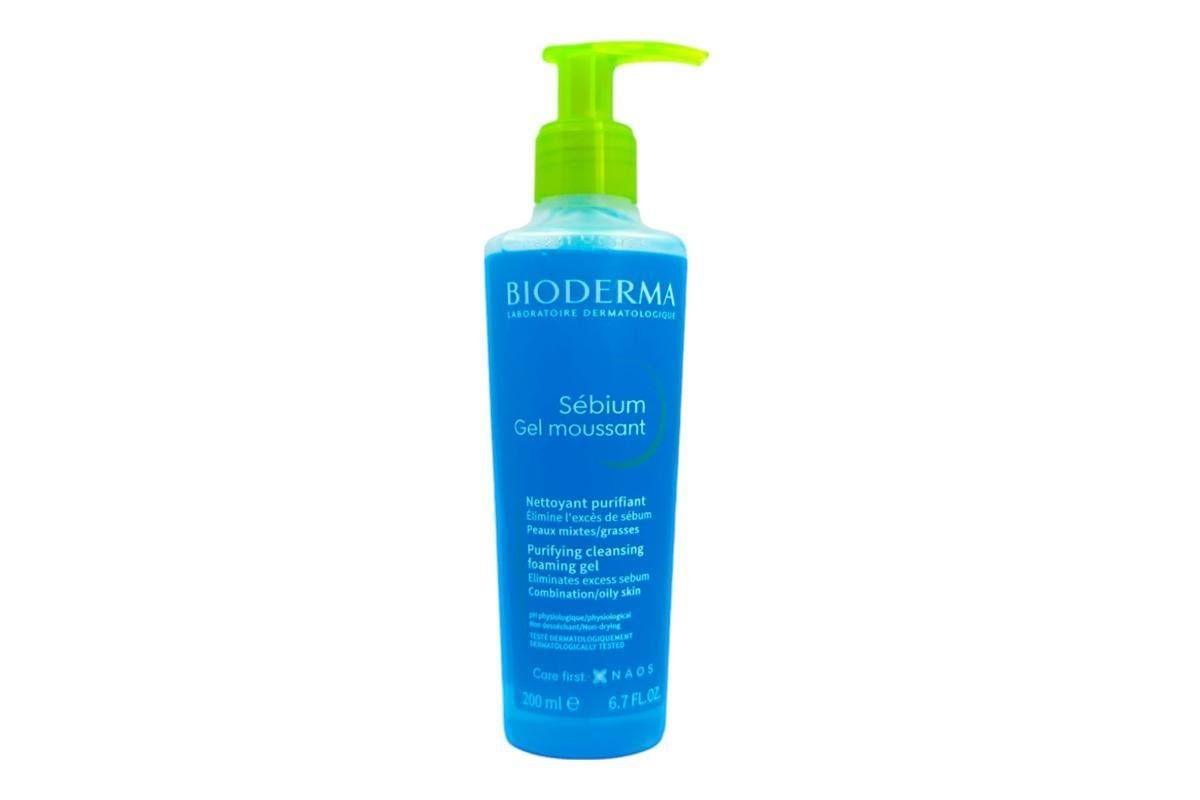 Bioderma Sebium Purifying Cleansing Foaming Gel for Combination to Oily Skin, 200ml