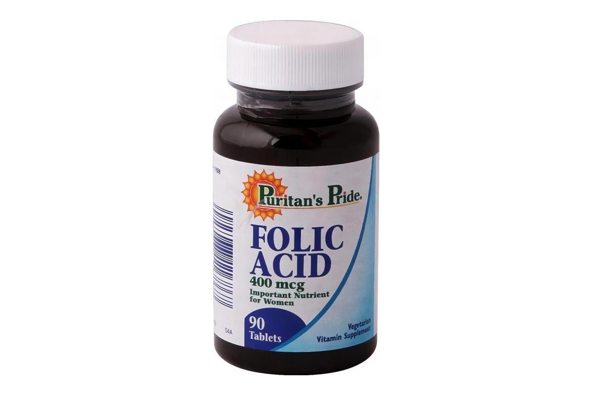 Puritan's Pride Folate 666Mcg Dfe (400 Mcg Folic Acid), 90 Tablets