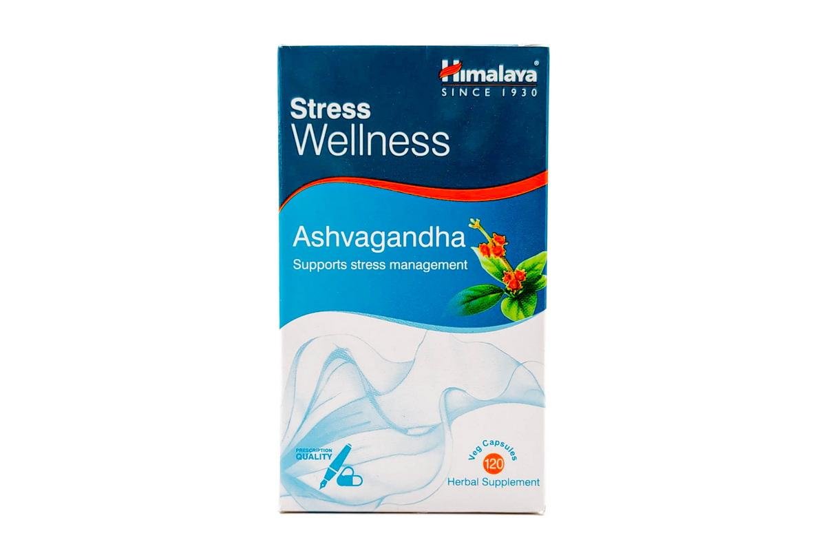 Himalaya Wellness Ashvagandha Stress Management Herbal Supplement - soy free, sugar free