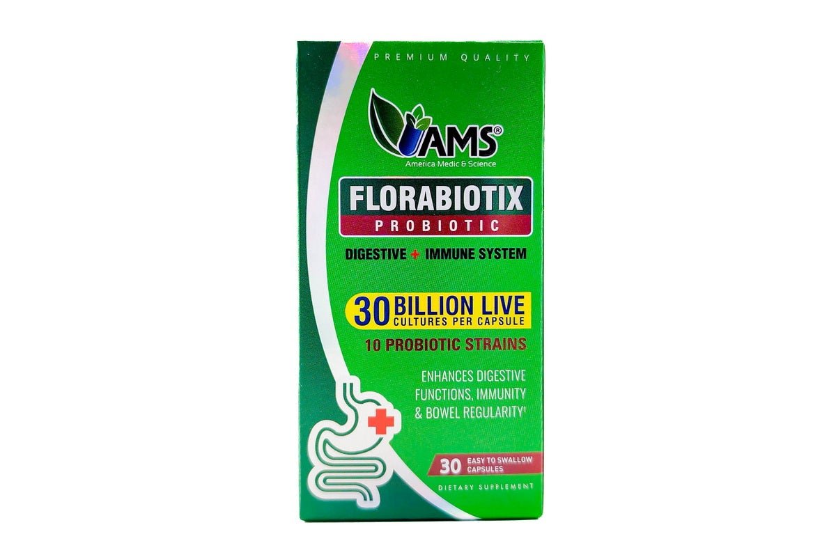 Ams Florabiotix Probiotic Capsules, 30 Pieces