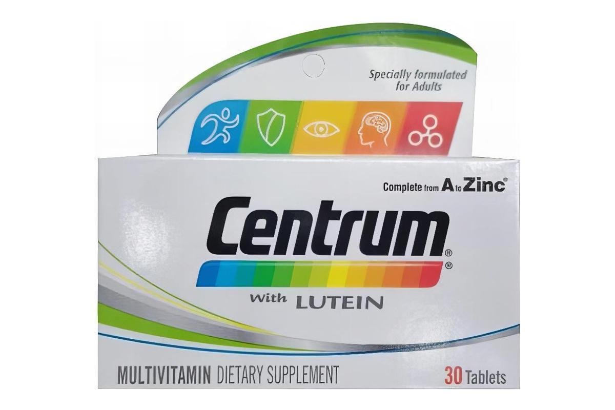 Centrum With Lutein 30 Tablets