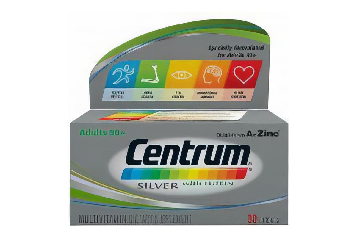 Centrum Silver With Lutein Complete A To Zinc 30 Tablets
