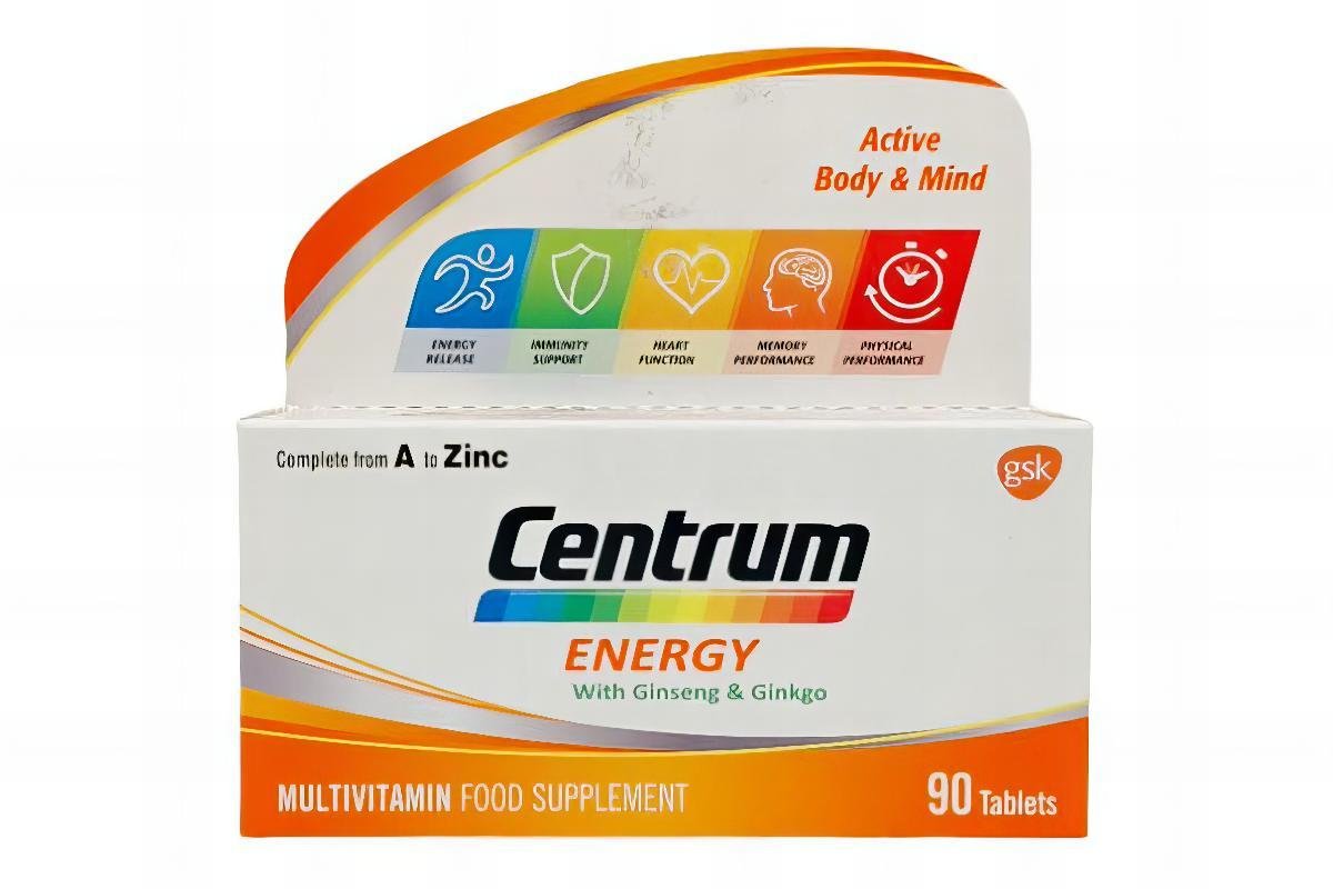 Centrum Energy Multivitamin Tablets, 90 Tablets