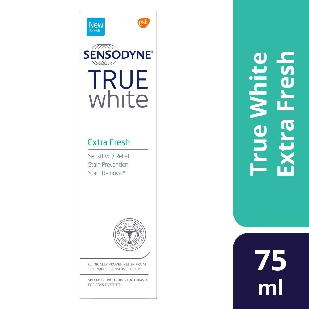Sensodyne Tooth Paste True White Extra Fresh 75Ml