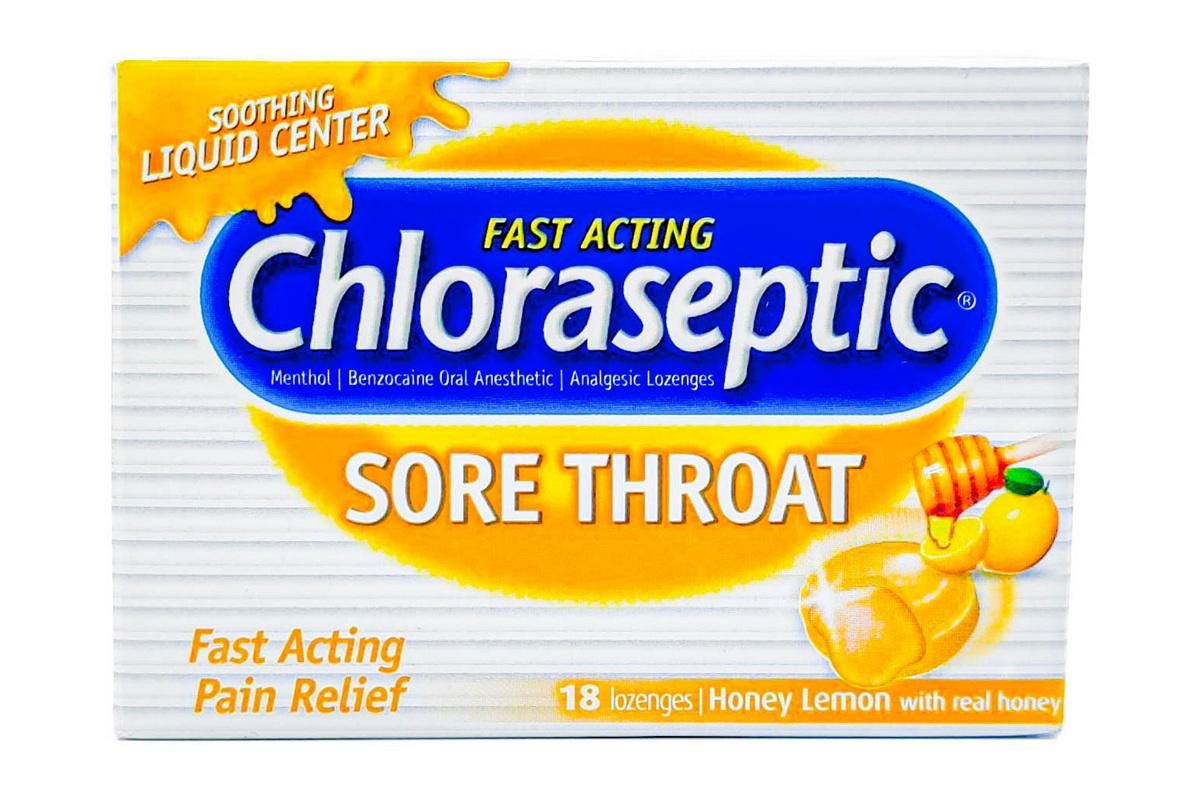 Chloraseptic Honey Lemon 18 Lozenges