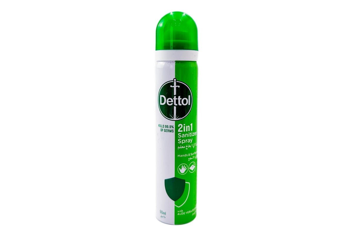 Dettol 2 in 1 Aloe Vera Extracts Sanitizer Spray, 90ml