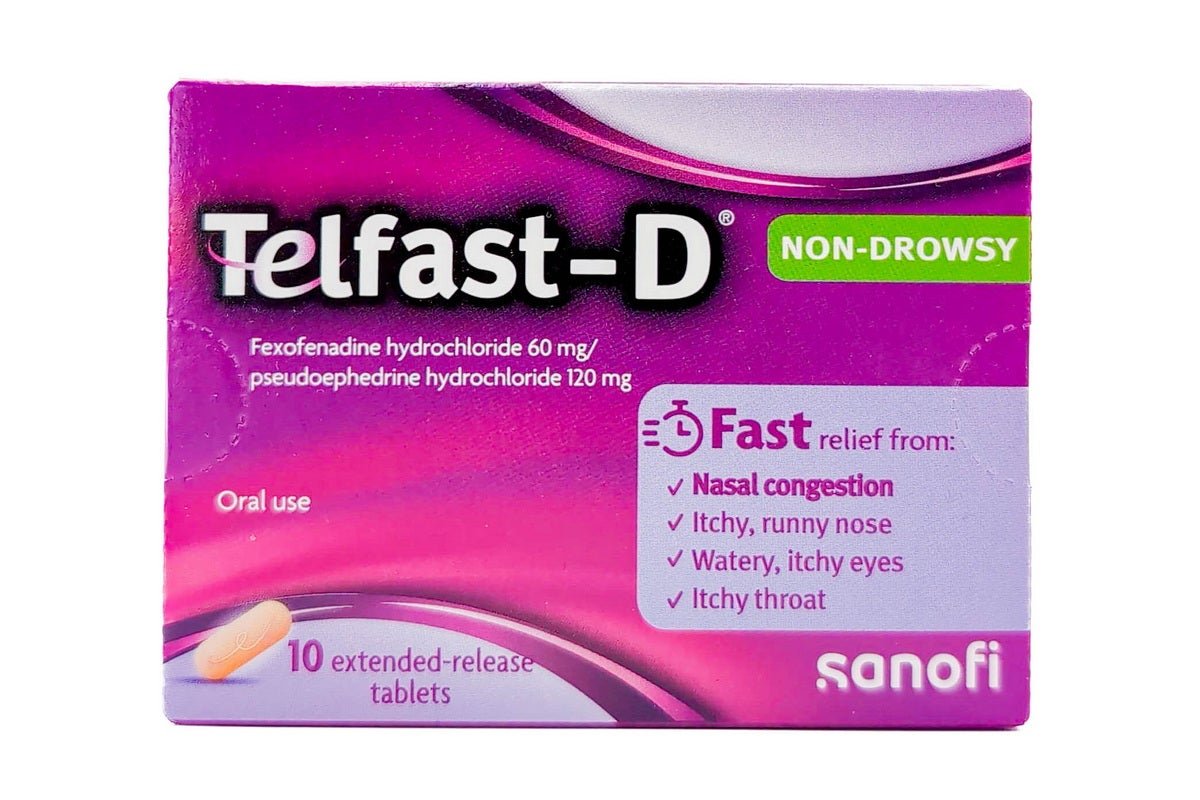 Telfast-D 10 Extended Release Tablets