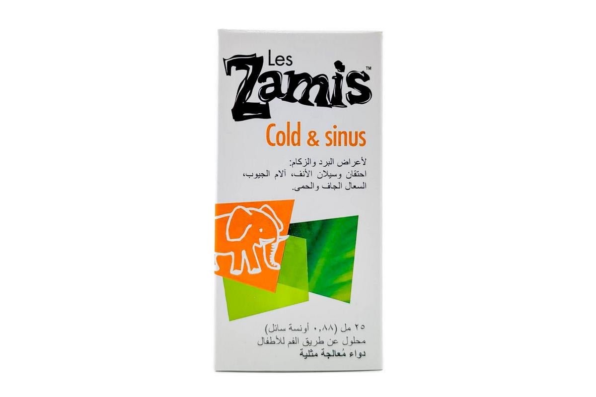 Les Zamis Cold and Sinus Oral Solution, 25ml