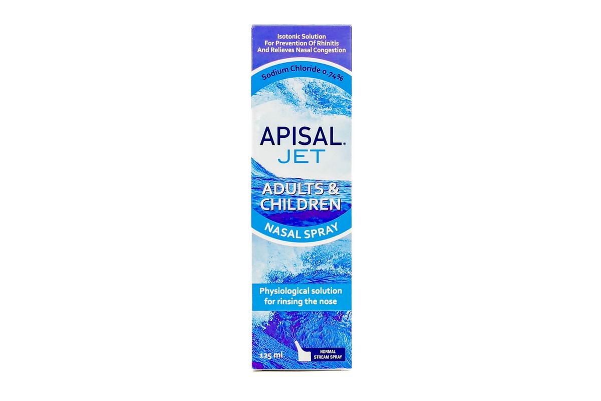Apisal Jet Sodium Chloride Adults And Children Nasal Spray 125ml