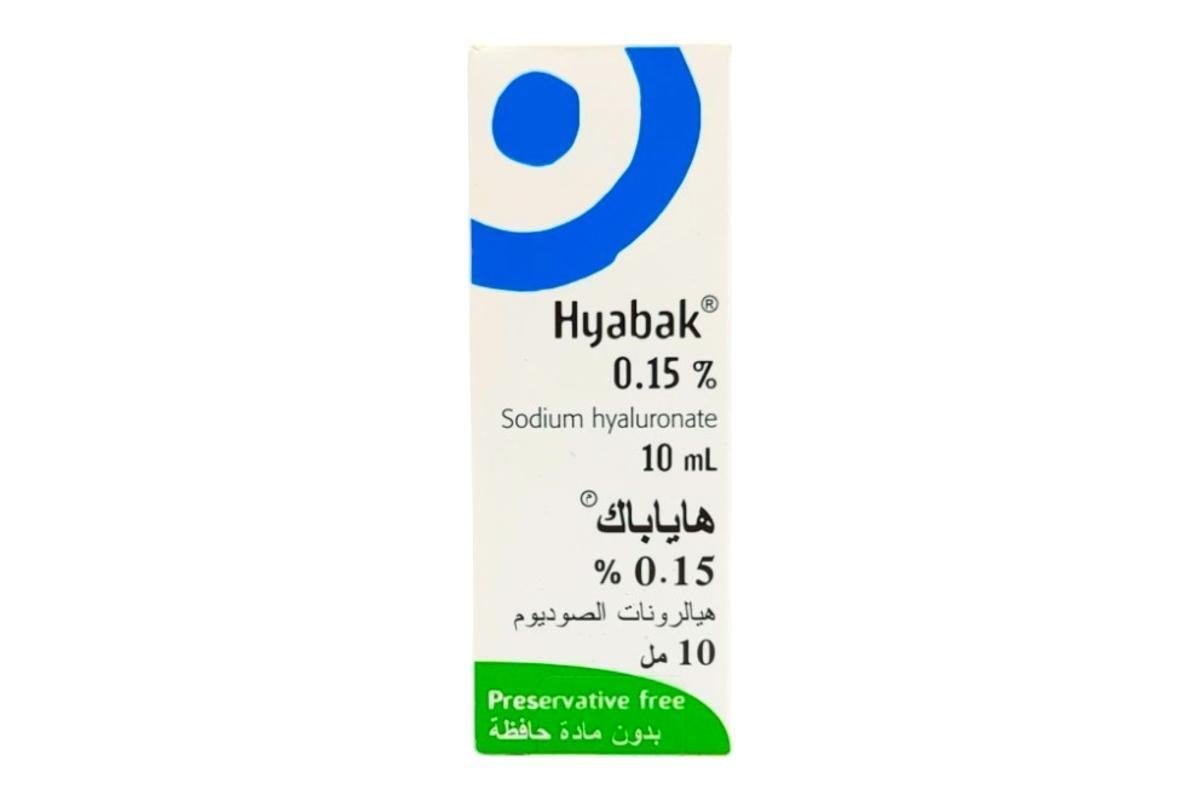 hyabak 0.15% 10ml eye drop
