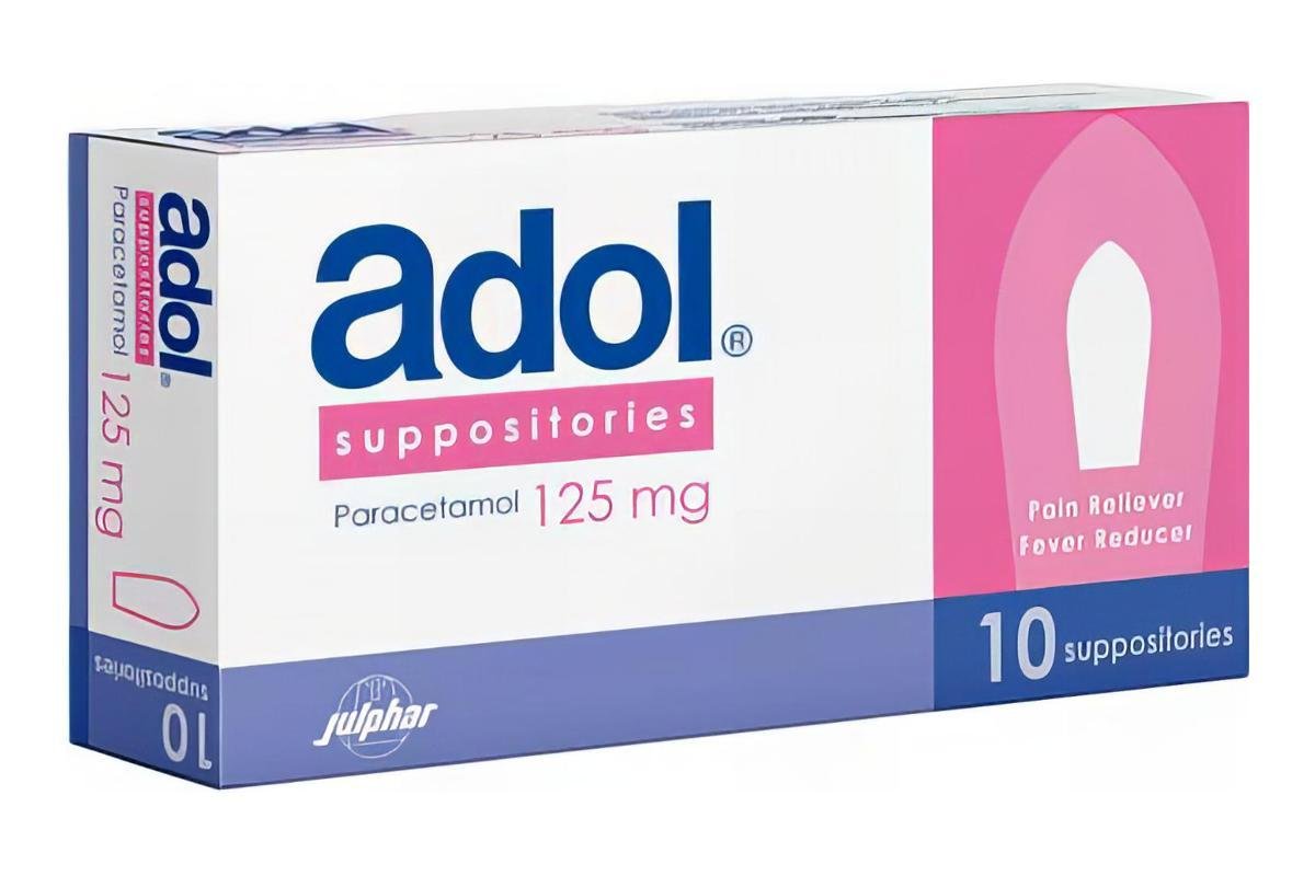 Adol 125 mg 10 Suppositories