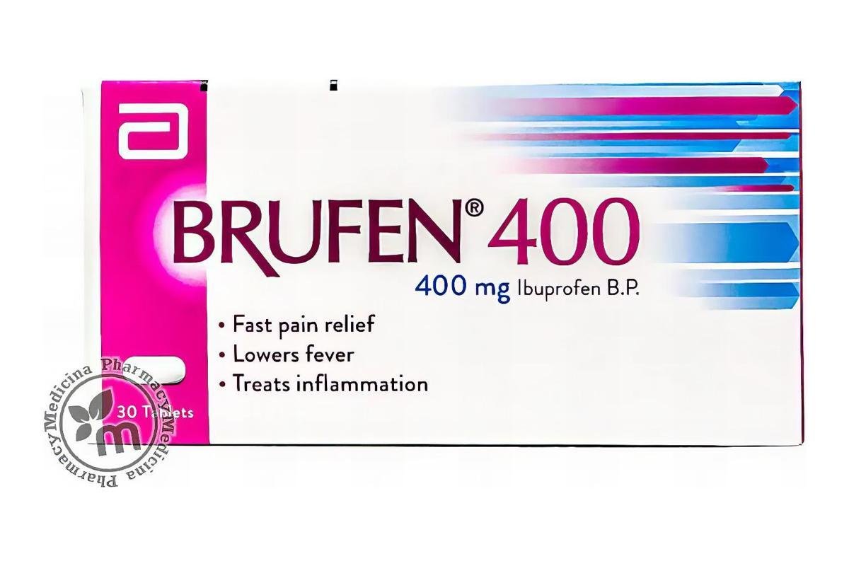 Brufen 400mg Ibuprofen BP tab 30s