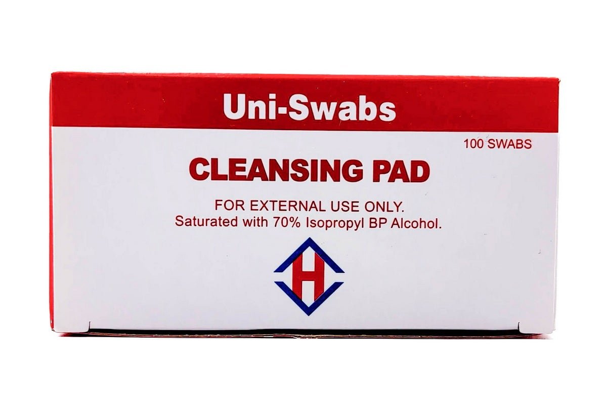 Uni-Swabs Cleansing Pad,100 Swabs