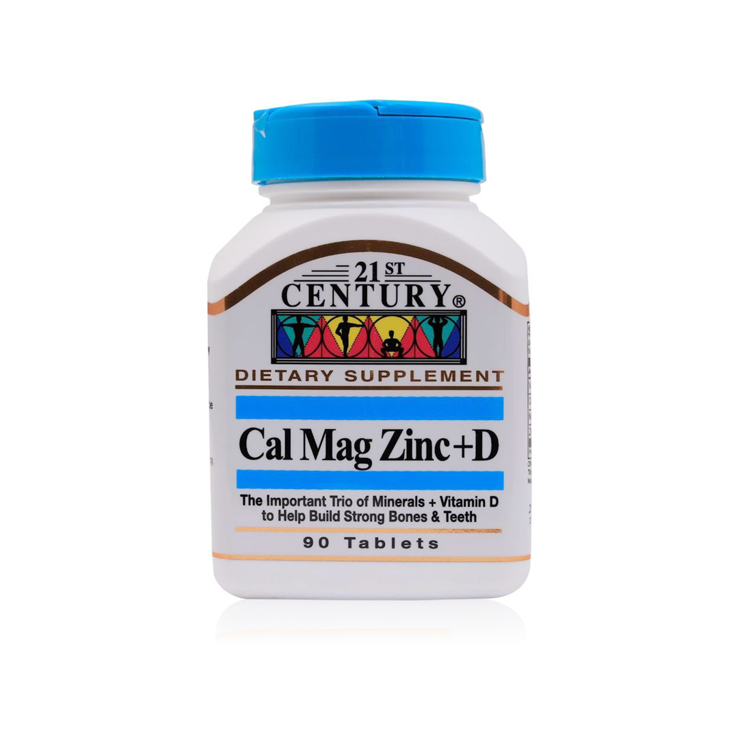 21st Century Cal Mag Zinc + D Tablets