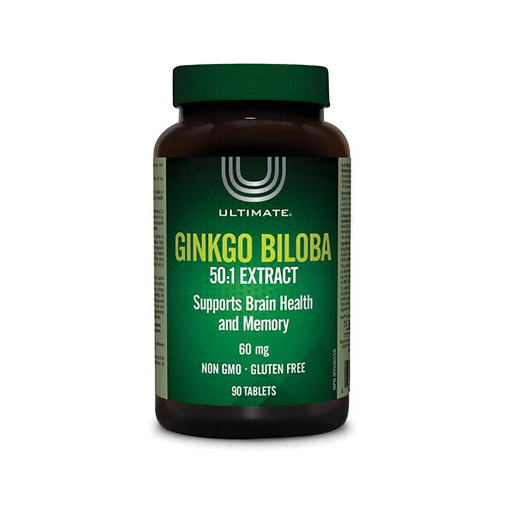 Ultimate Ginkgo Biloba 50:1 Extract 60mg Tablets