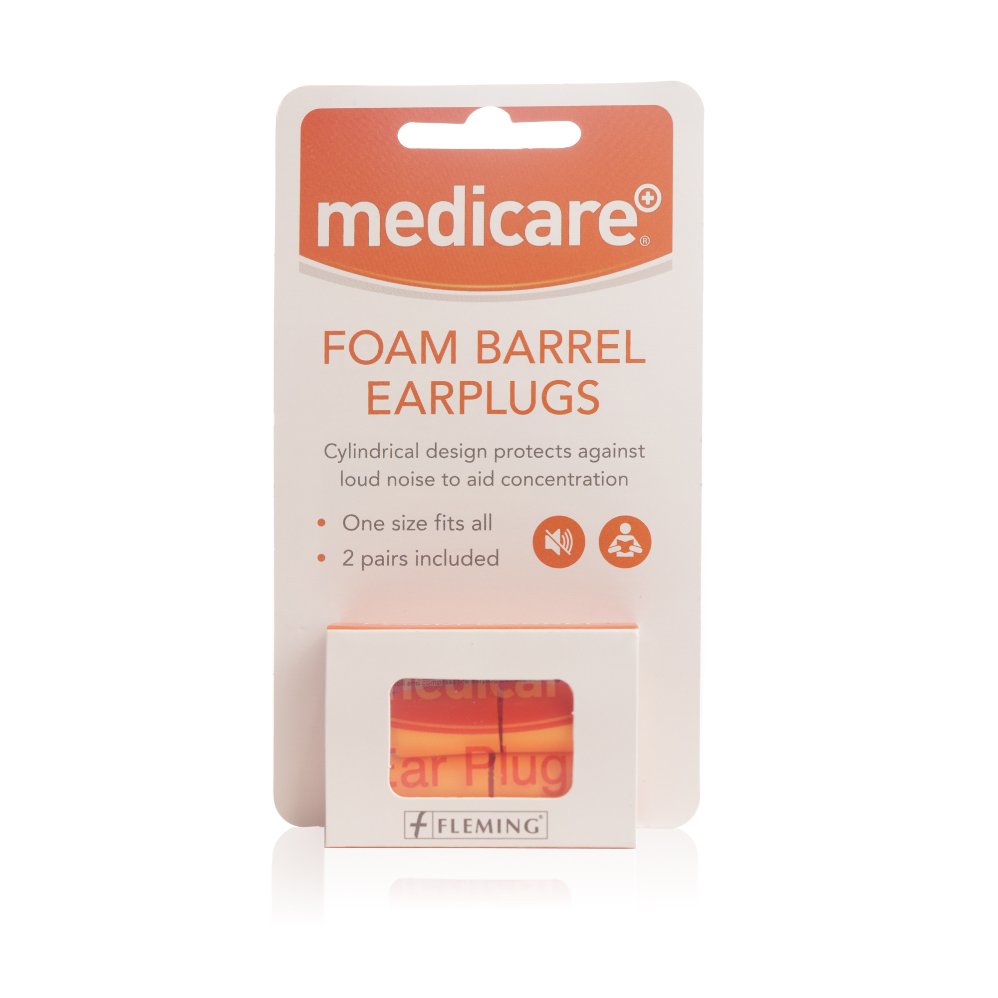 Medicare Earplugs Study Foam PVC
