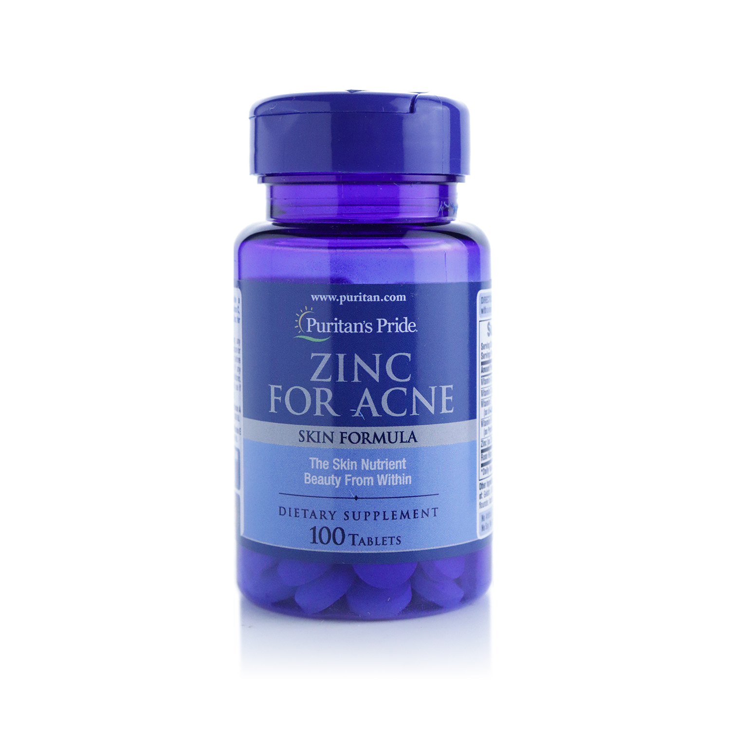 Puritan's Pride Zinc for Acne Tablets