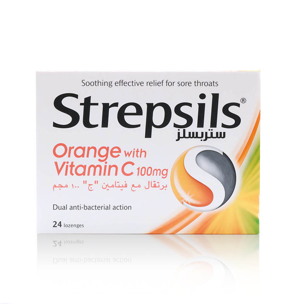 Strepsils Vit-C, 24 Lozenges