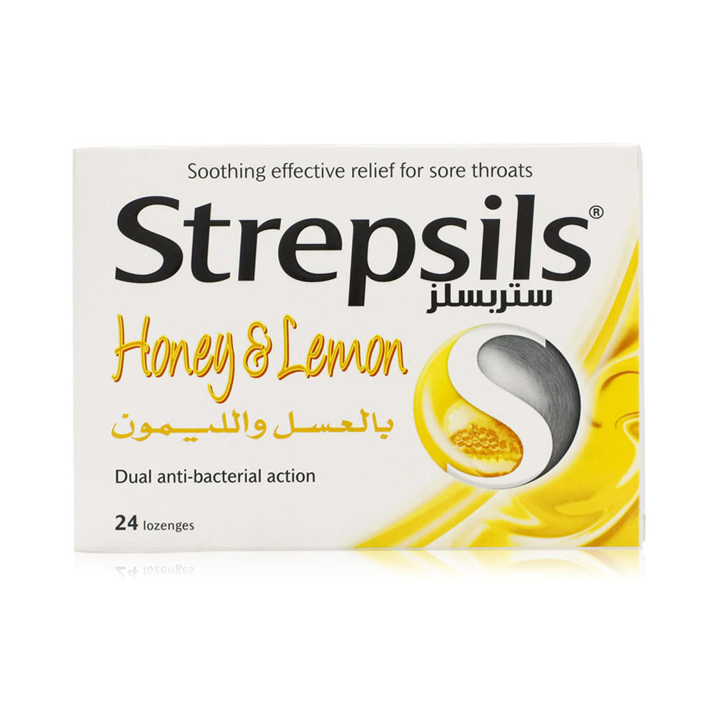 Strepsils Lemon & Honey, 24 Lozenges